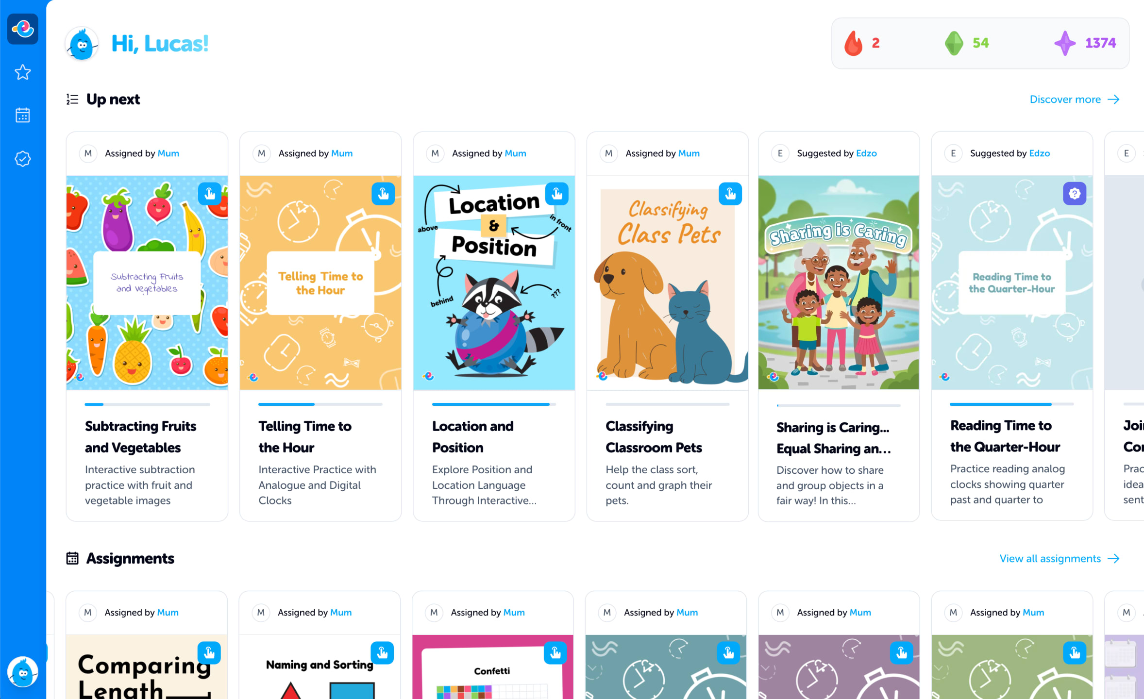 Learner workspace preview in Edzo